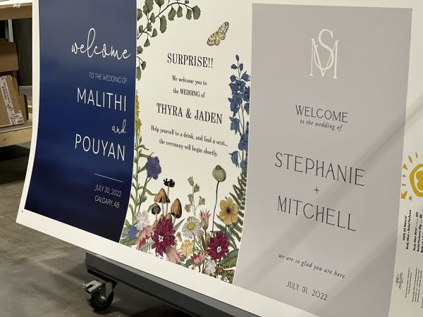 Poster Boards for Weddings Calgary